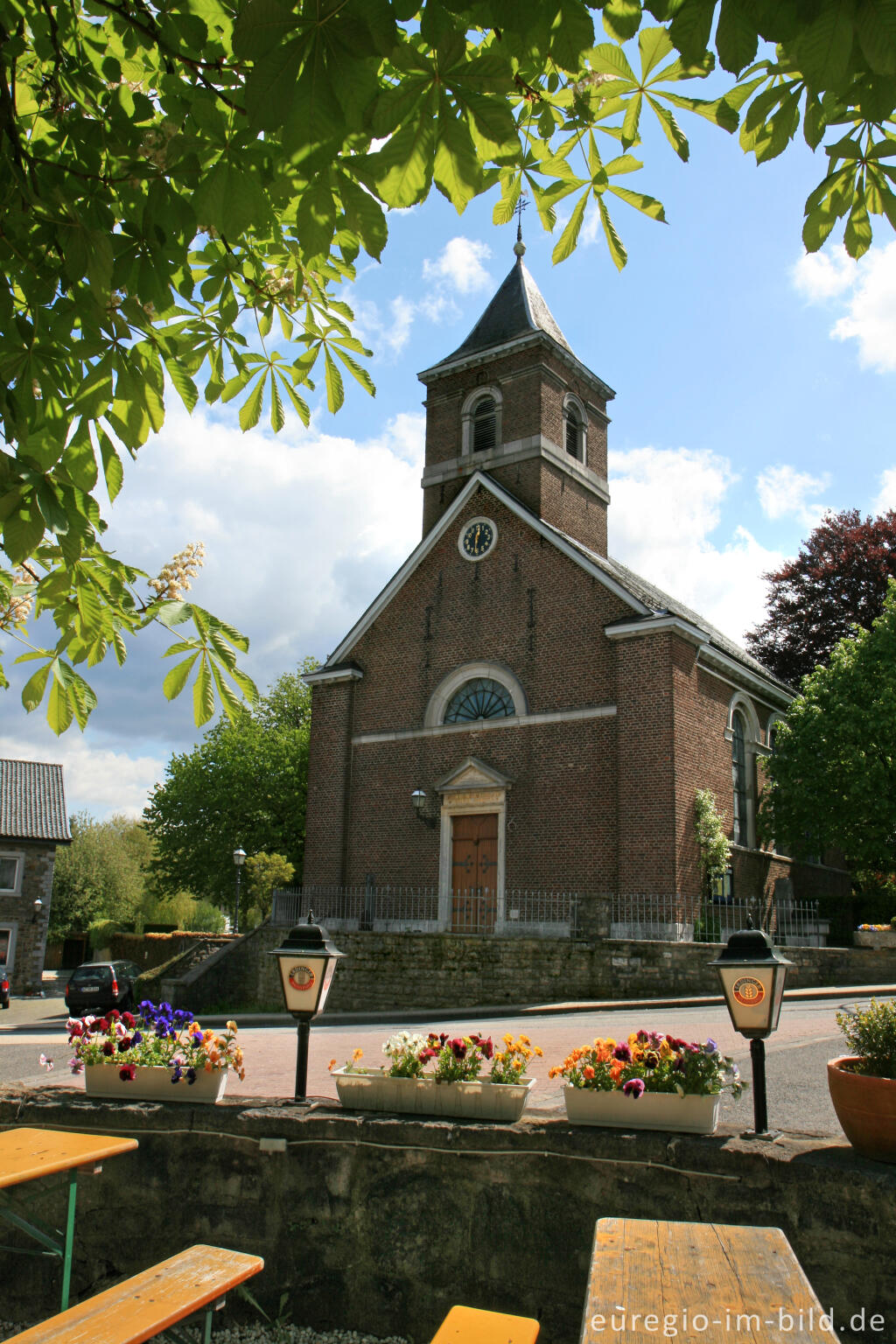 Detailansicht von St. Antonius, Rott, Gemeinde Roetgen