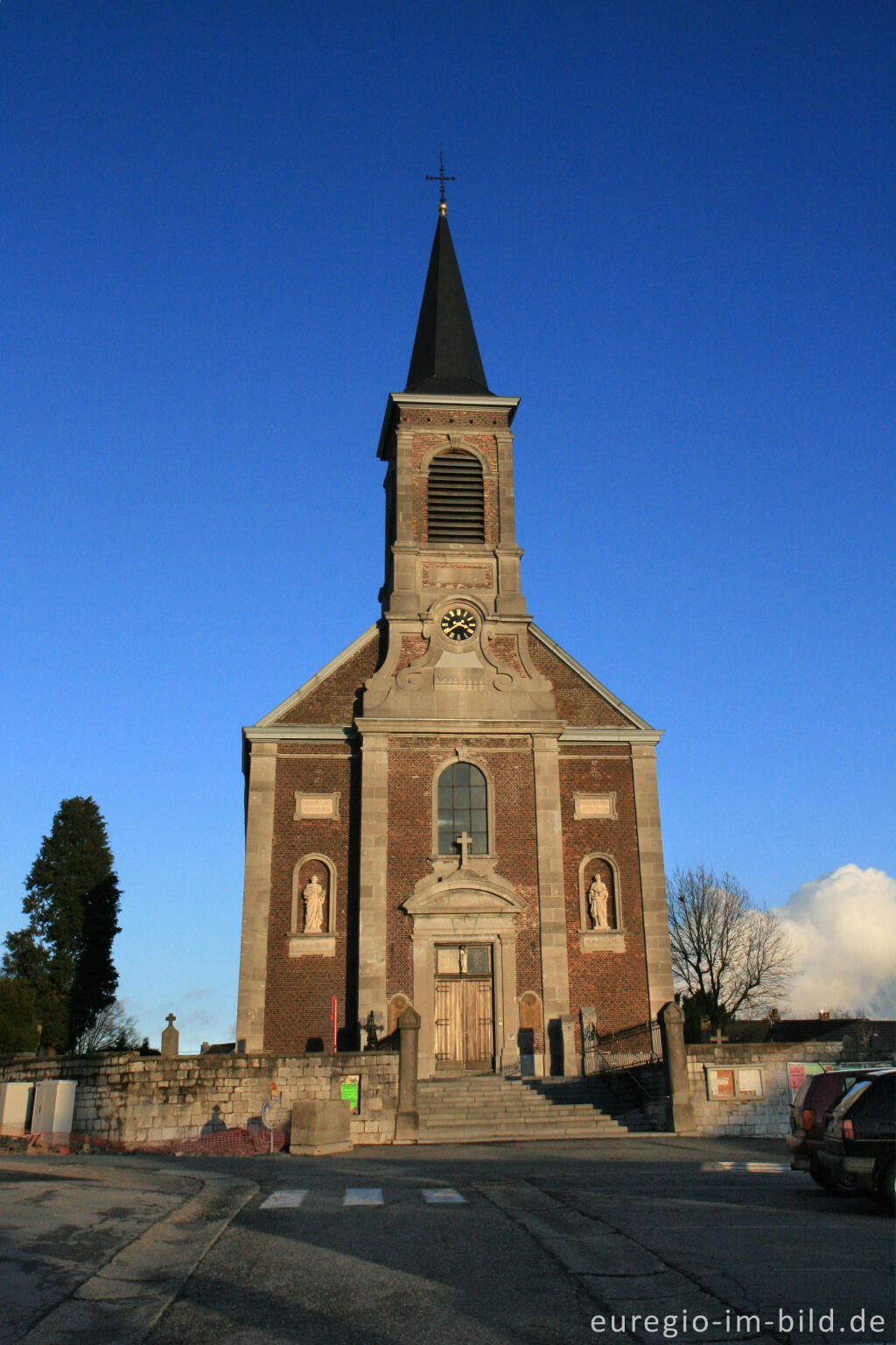 Detailansicht von St. Etienne in Montzen