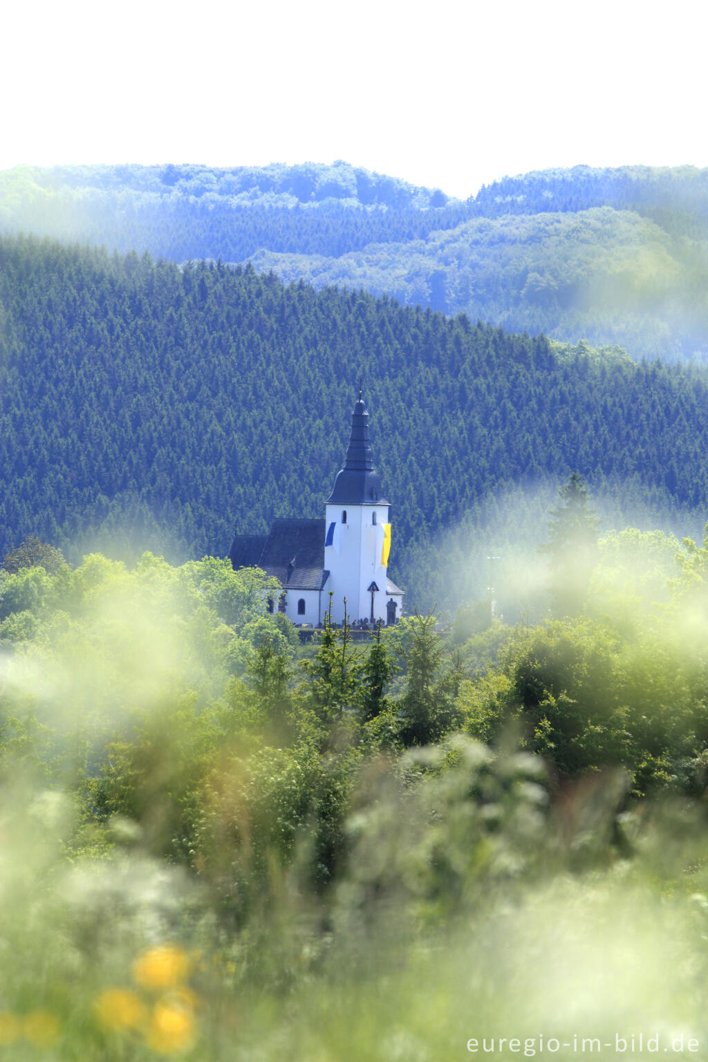 Detailansicht von St. Hubertus-Kapelle von Weweler bei Burg-Reuland