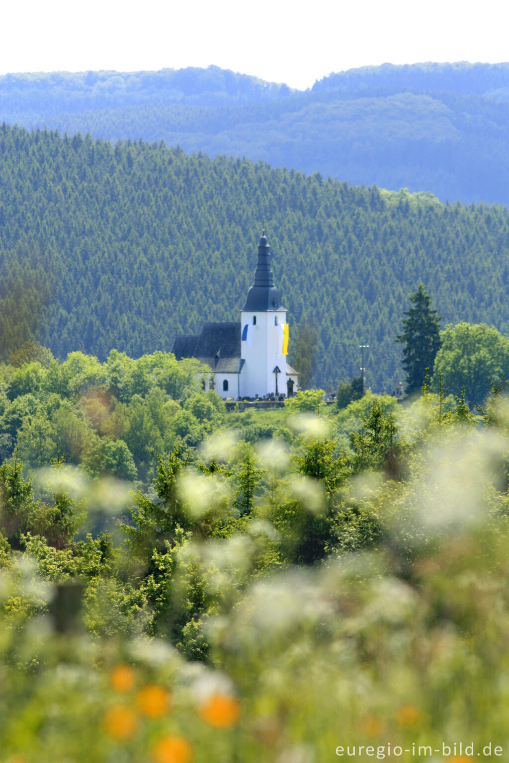 Detailansicht von St. Hubertus-Kapelle von Weweler bei Burg-Reuland