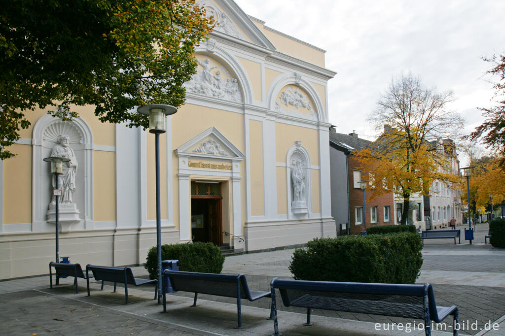 Detailansicht von St. Katharina, Herzogenrath-Kohlscheid, Markt