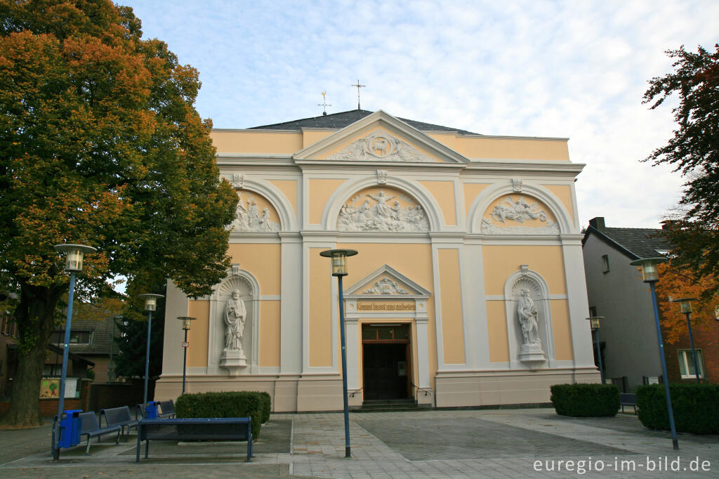 Detailansicht von St. Katharina, Herzogenrath-Kohlscheid, Markt