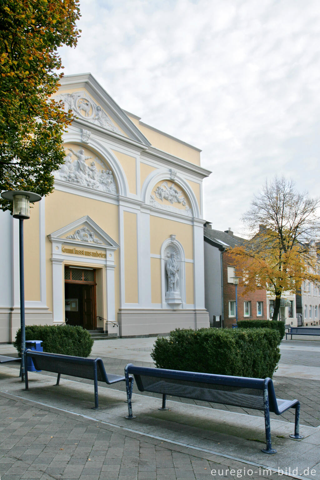 Detailansicht von St. Katharina, Herzogenrath-Kohlscheid, Markt