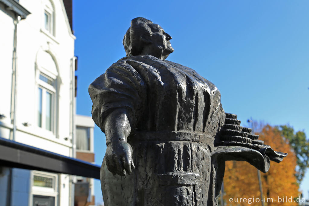 Detailansicht von Statue von Antje van de Statie in Weert