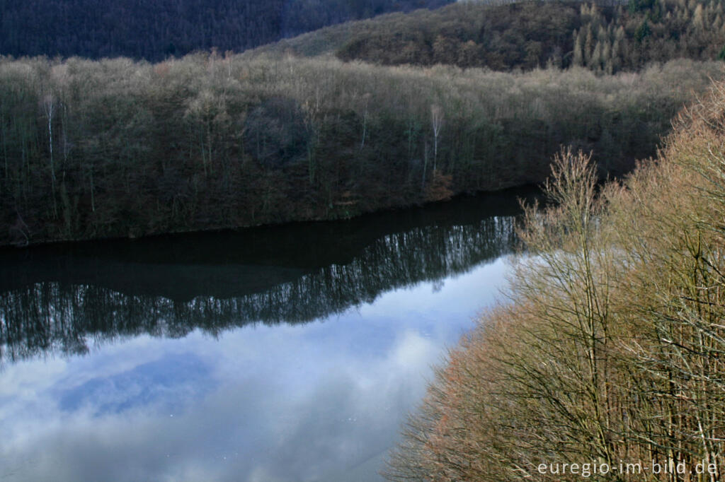 Detailansicht von Stauanlage Obersee, Rureifel