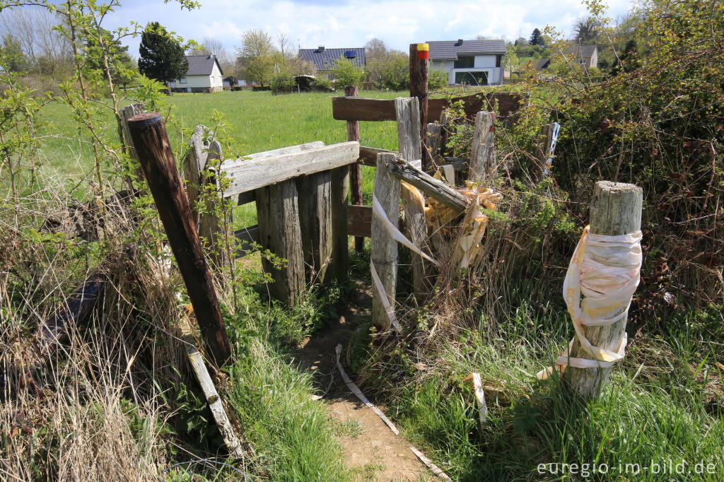 Detailansicht von Stiegel (Durchgang), Wiesenwege in Raeren