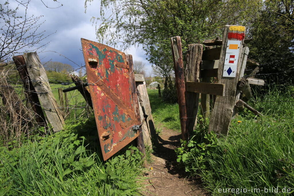 Detailansicht von Stiegel (Durchgang), Wiesenwege in Raeren