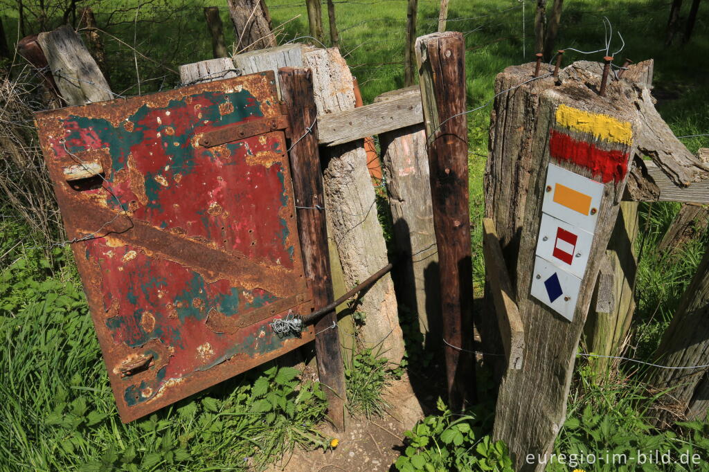 Detailansicht von Stiegel (Durchgang), Wiesenwege in Raeren