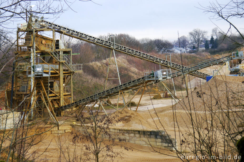 Detailansicht von Tagebau "Im Hochfel" der Nivelsteiner Sandwerke und Sandsteinbrüche, Worm-Wildnis