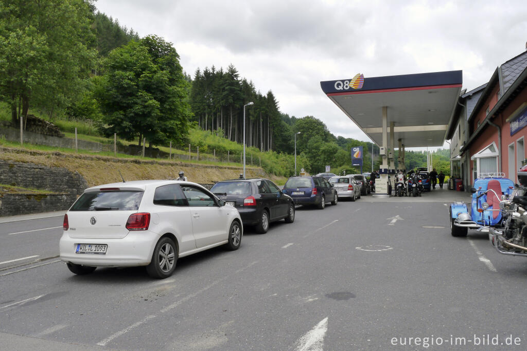 Tankstelle in Luxemburg bei Dasburg