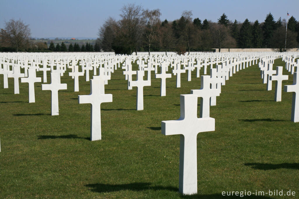 Detailansicht von  US Soldatenfriedhof Henri-Chapelle in Hombourg, B