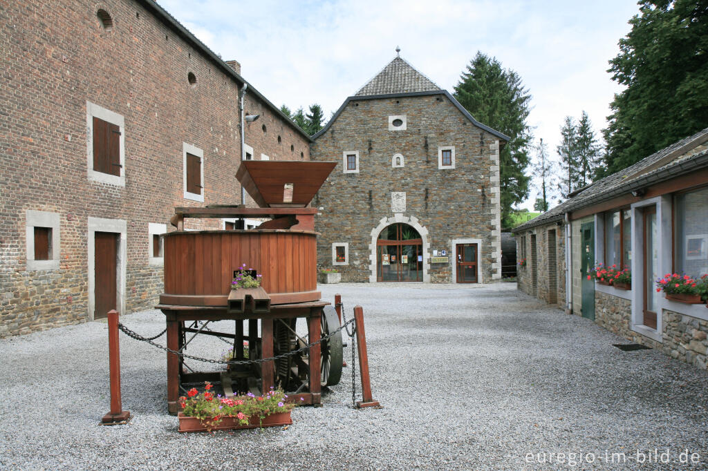 Detailansicht von Val Dieu, historische Mühle