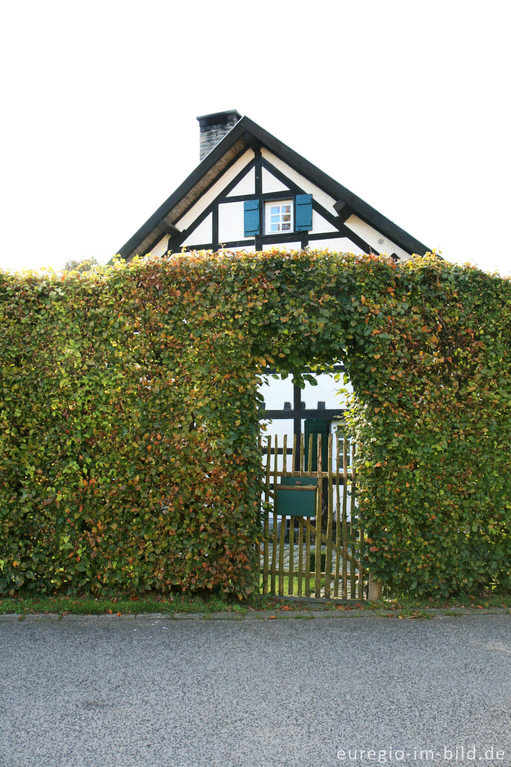 Detailansicht von Venn-Bauernhaus in Höfen 