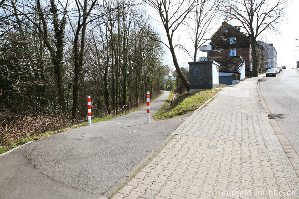 Detailansicht von Vennbahntrasse in Kornelimünster