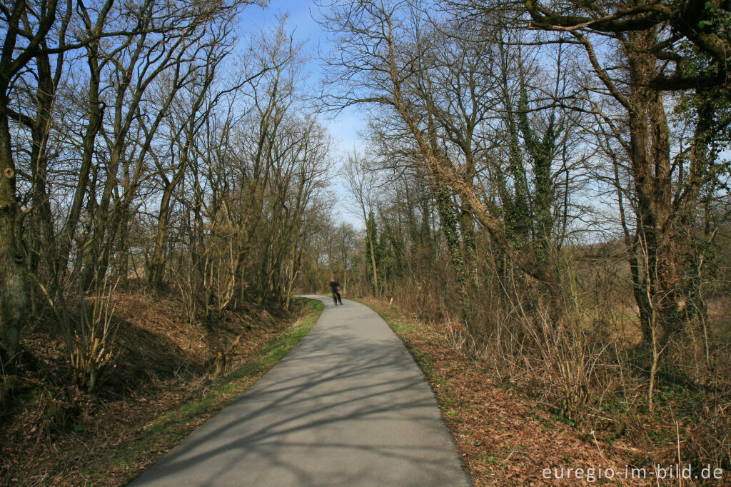 Detailansicht von Vennbahntrasse südlich von Kornelimünster