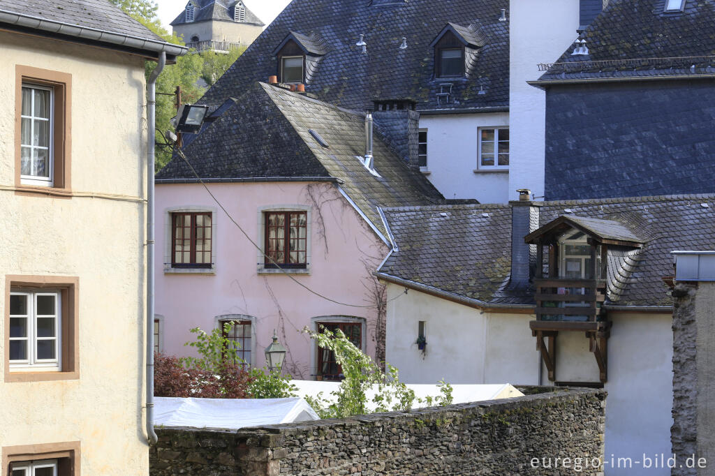 Detailansicht von Vianden im Ourtal