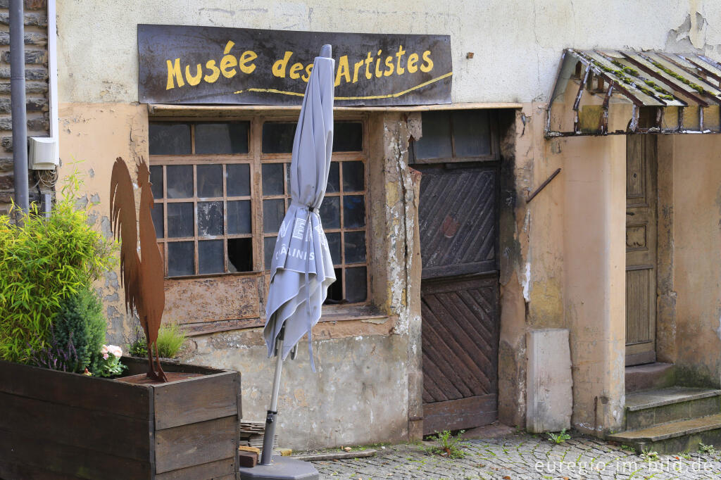 Detailansicht von Vianden im Ourtal