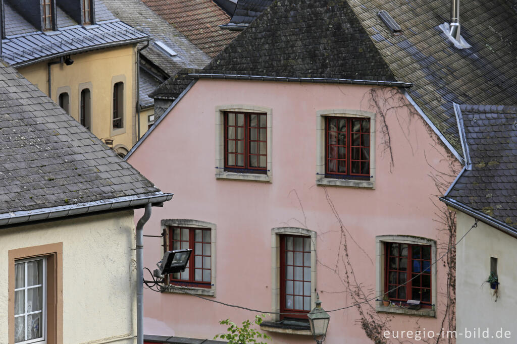 Detailansicht von Vianden im Ourtal