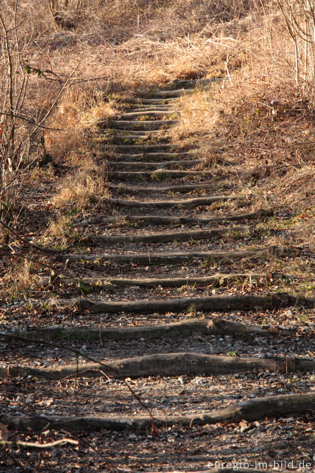 Detailansicht von Wanderweg auf dem Schaelsberg zur Einsiedelei, Geultal bei Oud-Valkenburg