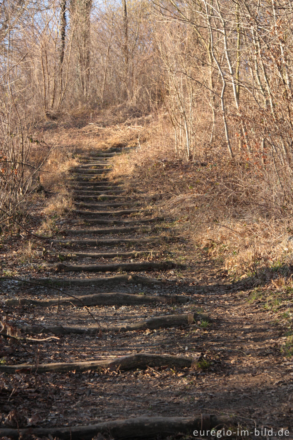 Detailansicht von Wanderweg auf dem Schaelsberg zur Einsiedelei, Geultal bei Oud-Valkenburg