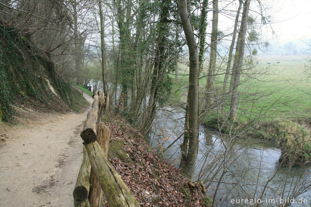 Wanderweg im Naturpark Ingendael, Geultal bei Valkenburg