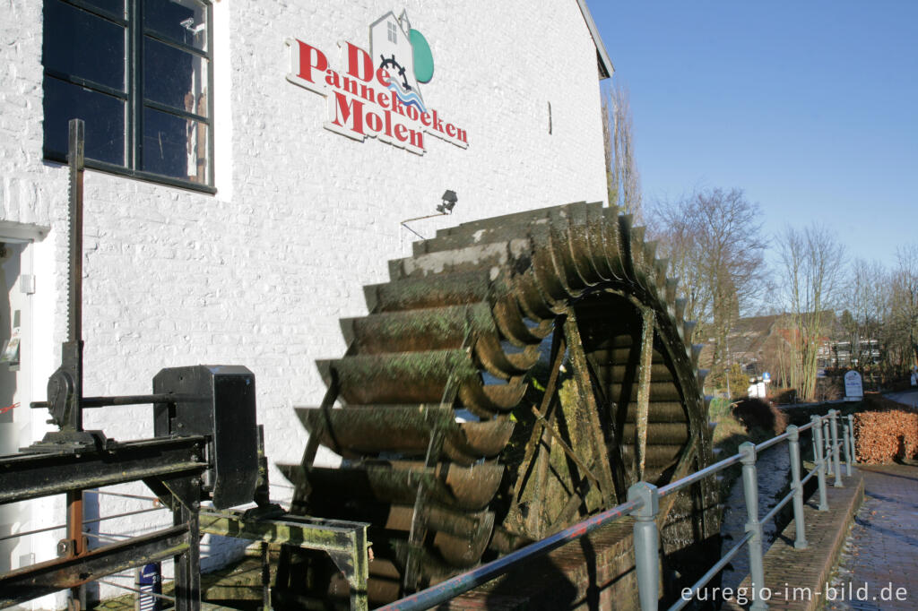 Detailansicht von Wassermühle in Gulpen, NL