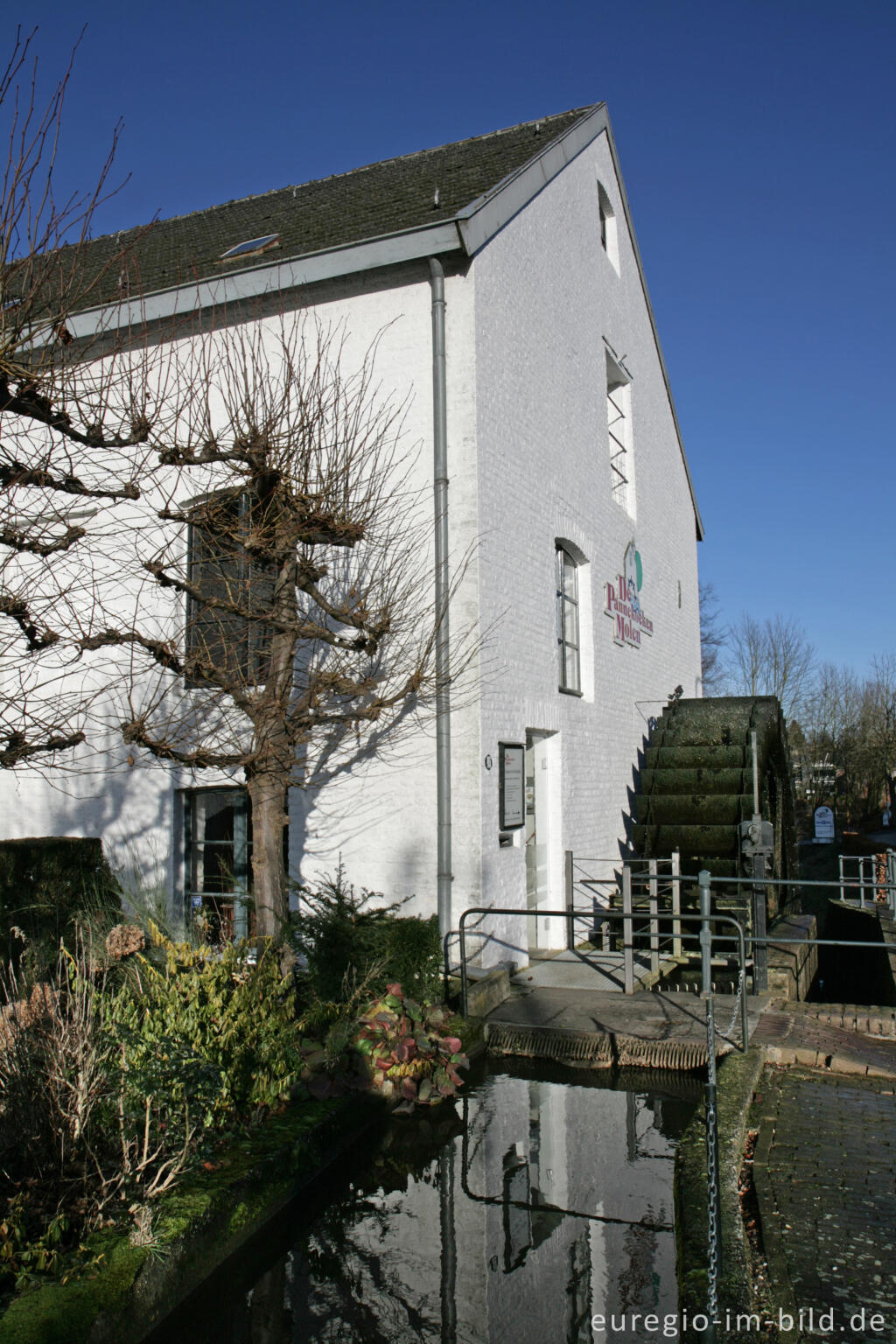 Detailansicht von Wassermühle in Gulpen, NL