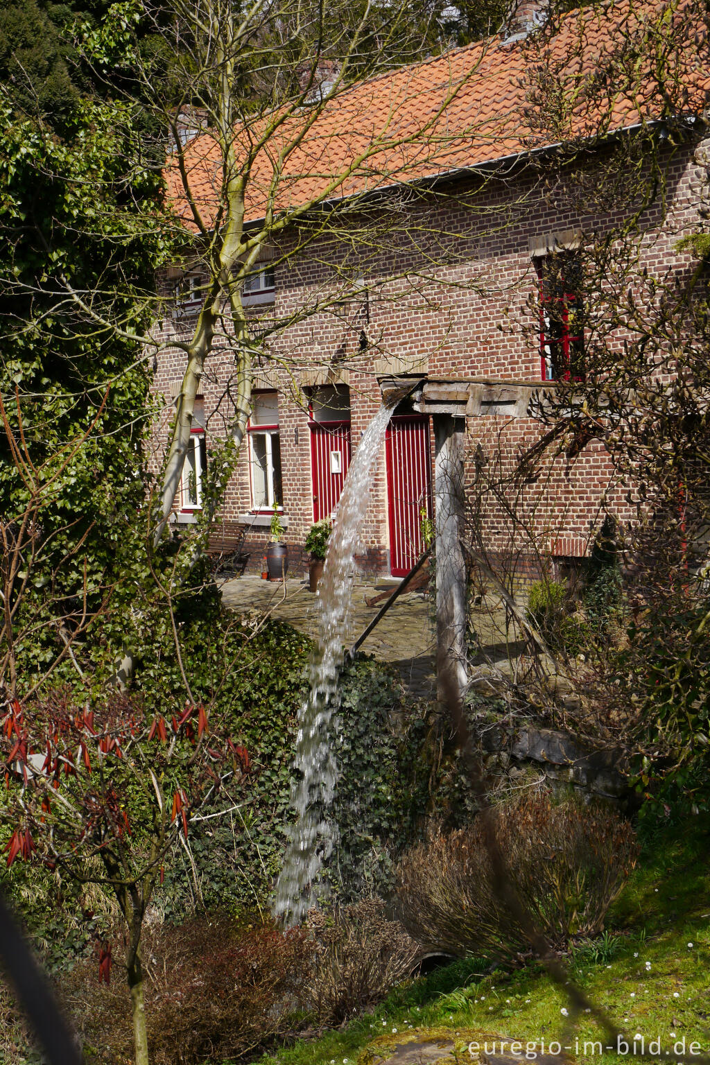 Detailansicht von Wassermühle von Geulle, NL