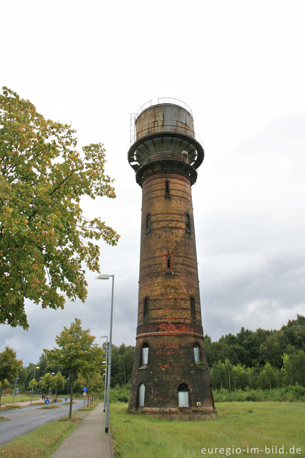 Detailansicht von Wasserturm beim Energeticon, Alsdorf