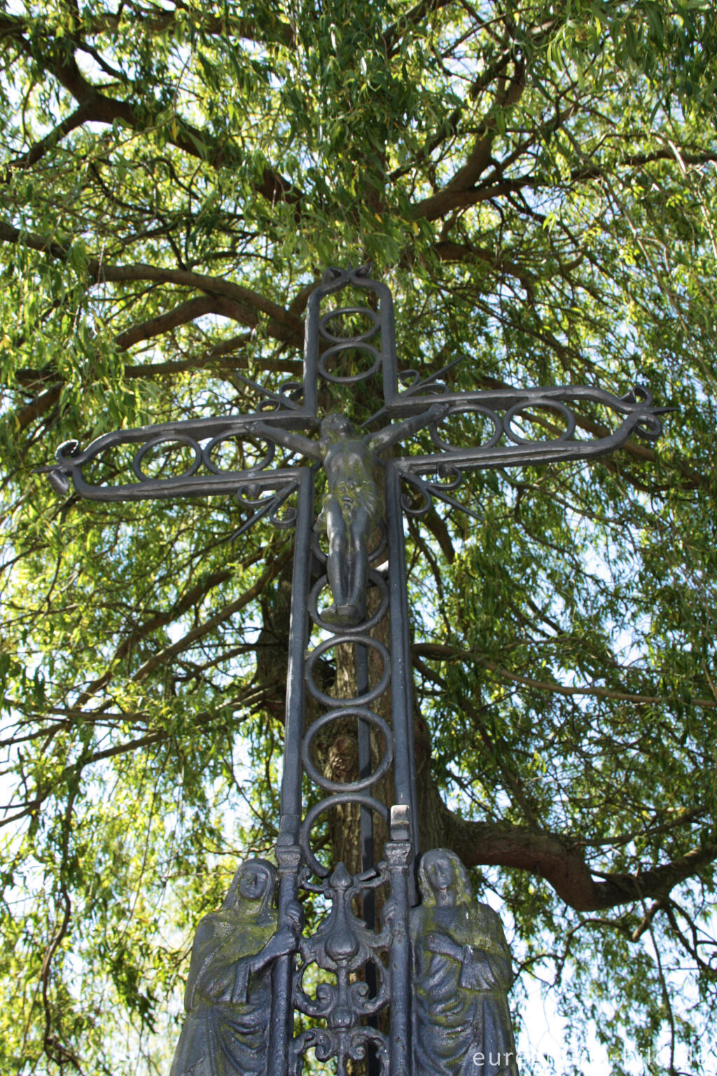 Detailansicht von Wegekreuz bei Aachen-Hanbruch