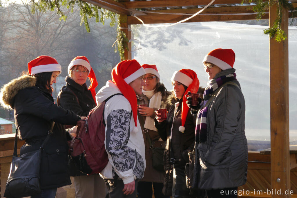 Detailansicht von Weihnachtsmarkt auf Schloss Merode