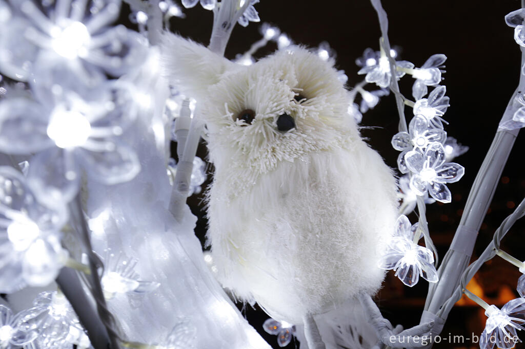 Detailansicht von Weihnachtsmarkt in der Fluweelengrotte in Valkenburg