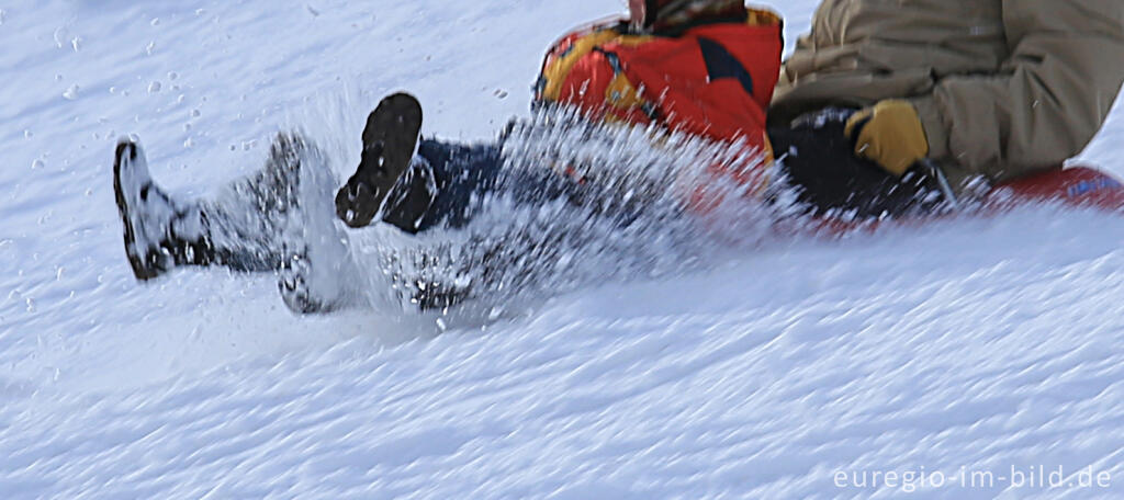 Detailansicht von Wintersportgebiet "Weißer Stein" bei Hellenthal-Udenbreth