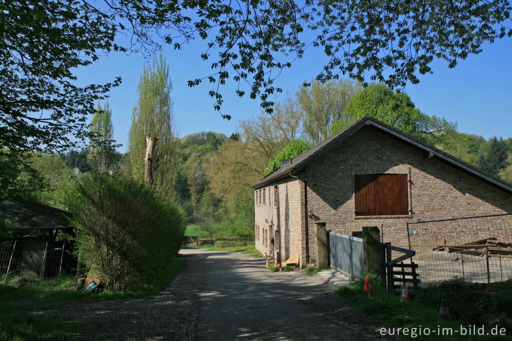 Detailansicht von Wohnhaus in der Nähe der Pumpermühle