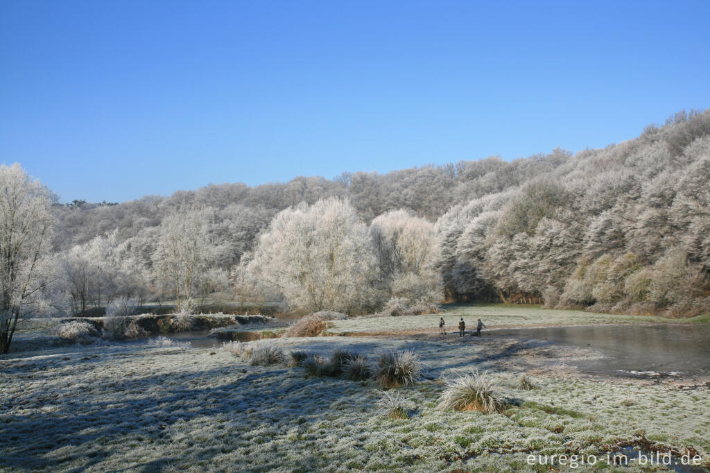 Detailansicht von Wurmtal im Winter, südlich vom Teuterhof