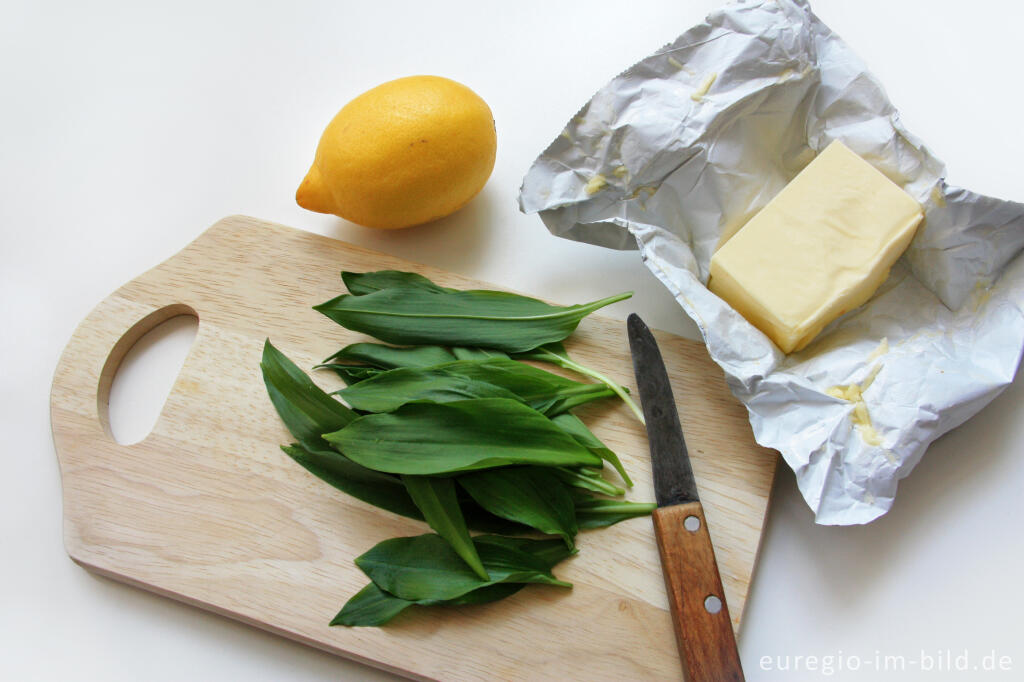 Zutaten für Bärlauchbutter