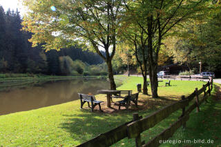 Angelweiher bei Trittscheid,  11.Etappe des Eifelsteigs