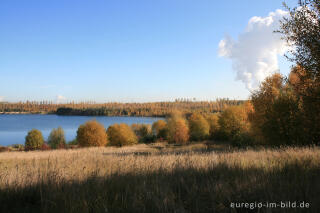 Blausteinsee mit Kraftwerk Weisweiler