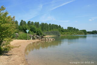 Blausteinsee, westliches Badeufer und NSG