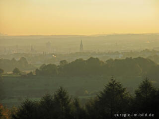 Blick vom Dreiländerpunkt nach Aachen, Morgenstimmung