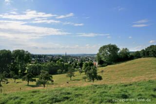 Blick vom Dreiländerweg (Aachen) Richtung Vaals.