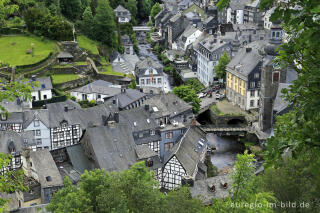 Blick vom Panoramaweg aus auf Monschau