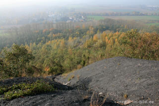 Blick von der Aussichtsterrasse der Bergehalde Adolf, Herzogenrat Merkstein