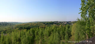 Blick von der schwarzen Halde auf das Wurmtal, Panoramafoto