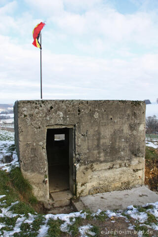 Bunker der vorgeschobenen Stellung Beusdael bei Sippenaeken, Belgien