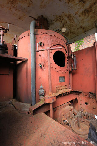 Das Gelände des historischen Bahnhofs Raeren, 2017 fotografiert