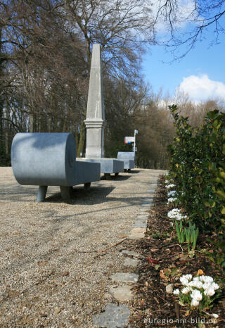 Der "Blaue Stein" am "Weißen Weg", Wurmtal bei Aachen