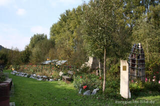 Der Rosengarten im Hospizgarten des Hortus Dialogus