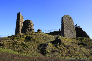 Die Burgruine von Kronenburg bei Dahlem