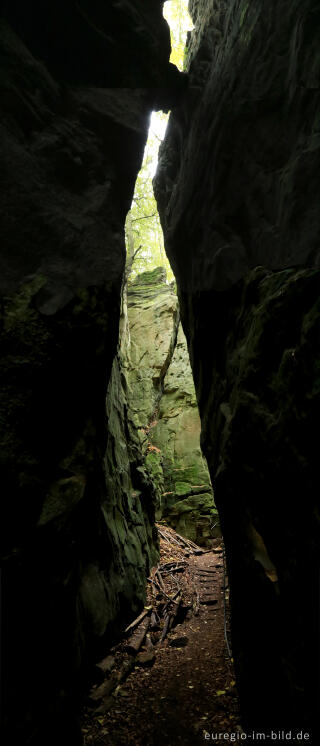 Die Teufelsschlucht bei Ernzen, Südeifel